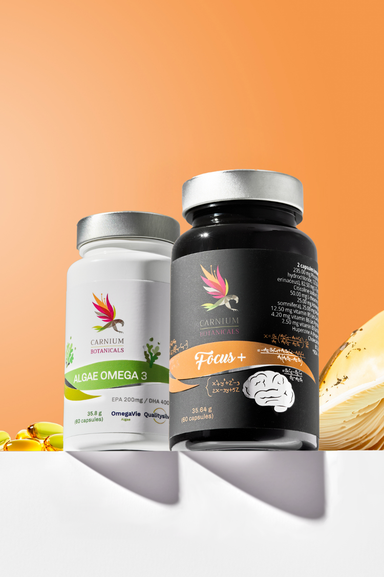 Balíček Odhalte potenciál svého mozku! (Focus+ + Algae Omega 3)
