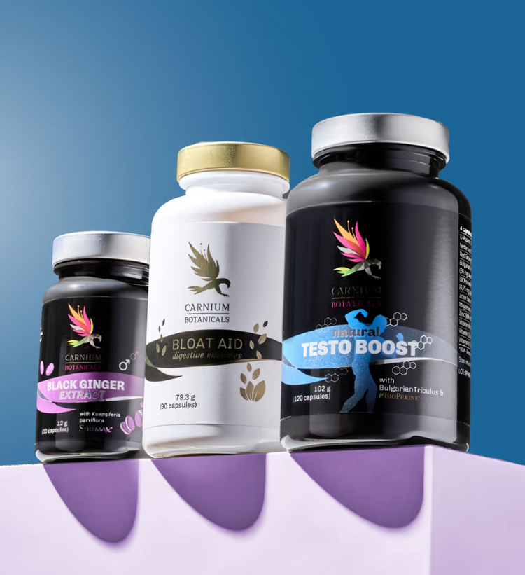 Bloat Aid + Black Ginger + Natural Testo Boost -15 %