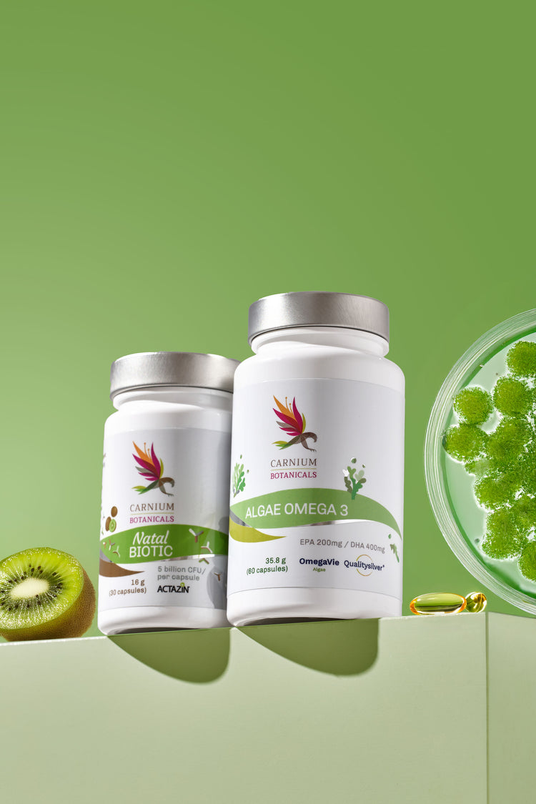 Balíček Podpora zdraví v období těhotenství a kojení (Algae Omega 3 + Natal Biotic)