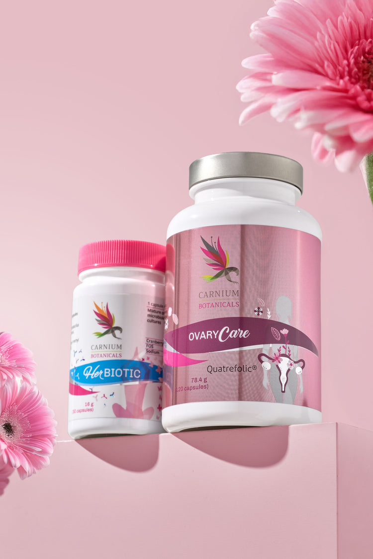 Balíček Hormonální rovnováha a zdraví reprodukčních orgánů (Her Biotic + Ovary Care)