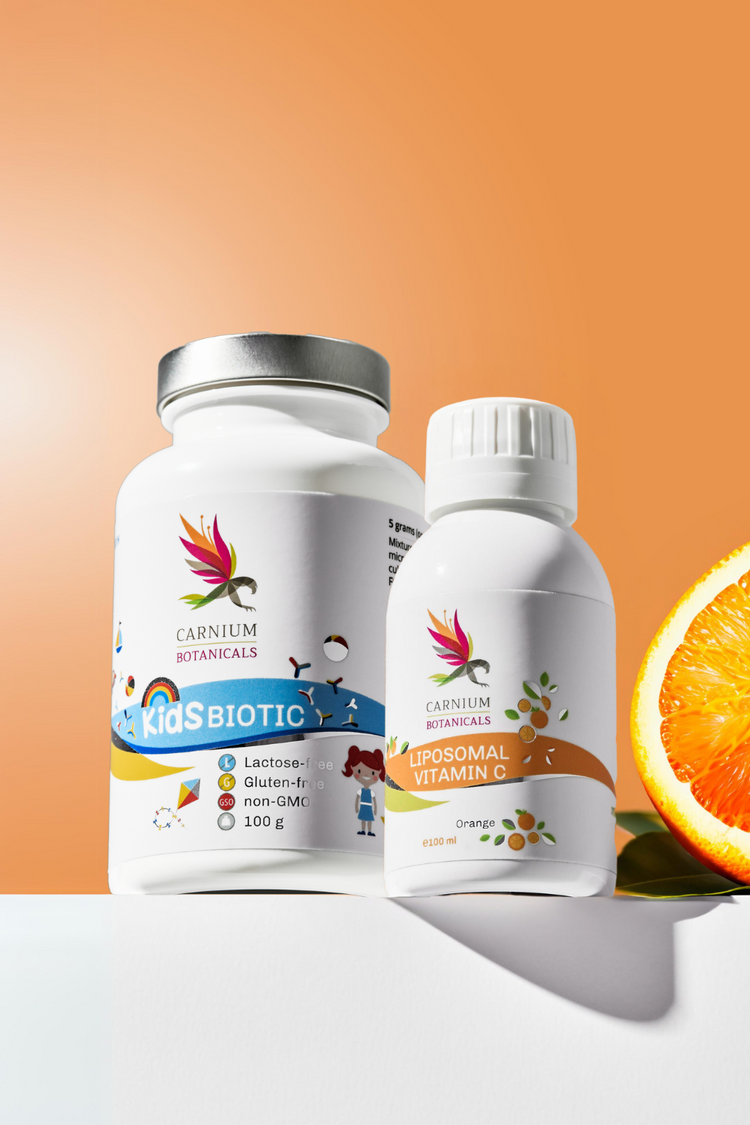 Balíček Zdravé děti - veselí rodiče (Kids Biotic + Liposomální Vitamín C)