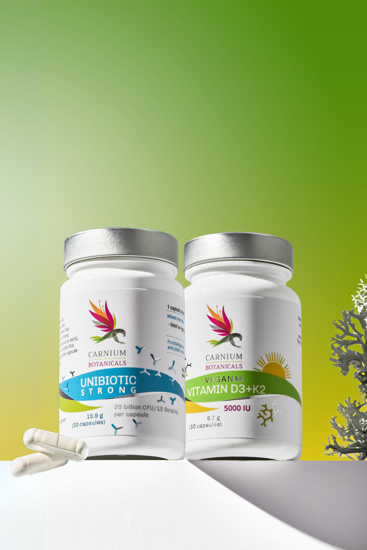 Balíček Silný imunitní systém (Unibiotic STRONG + Vitamín D3 + K2)