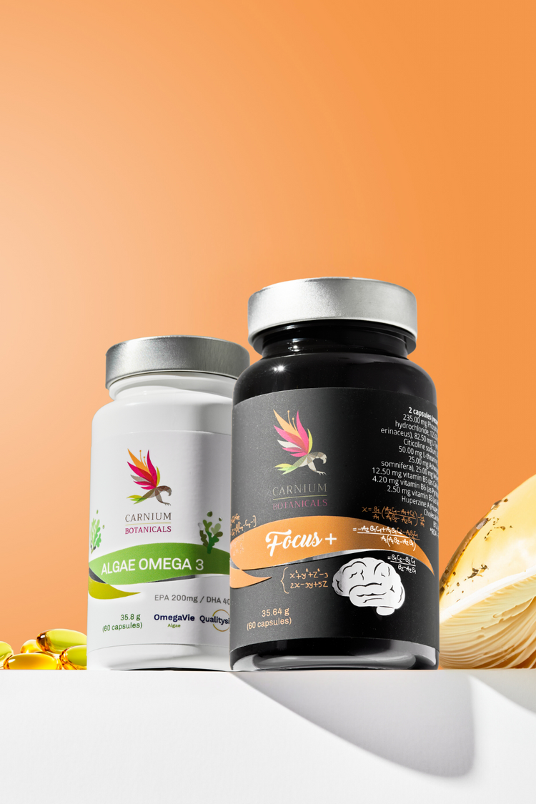 Balíček Odhalte potenciál svého mozku! (Focus+ + Algae Omega 3)